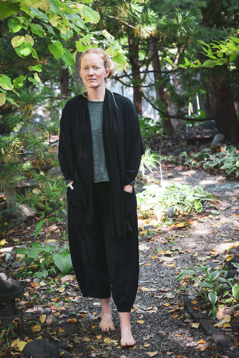 LIMITED RELEASE: Black Merino Wool Lounge Pants